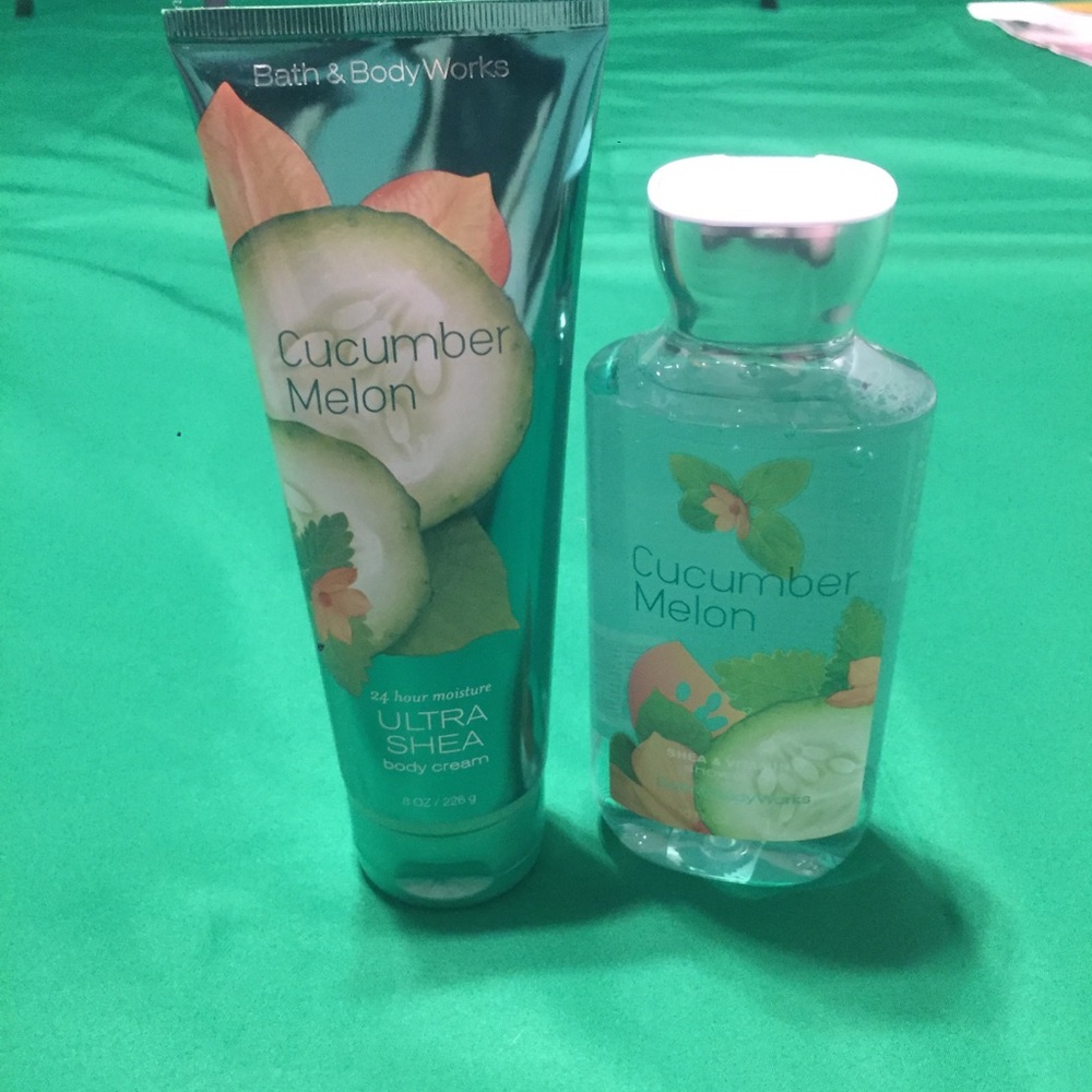 BRAND NEW Cucumber Melon Bath& Body Works Duo